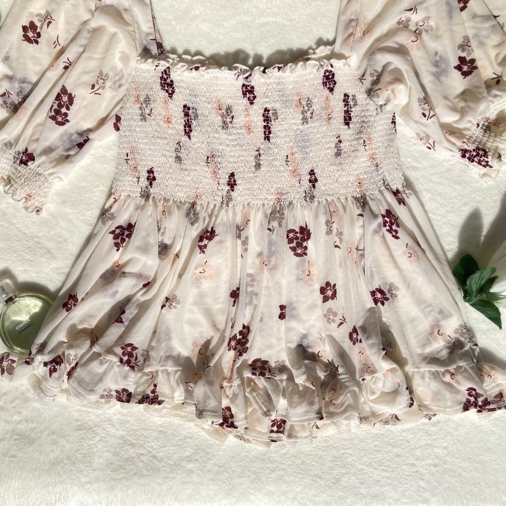 Free People Delta Dawn Floral Top - Picture 4 of 10